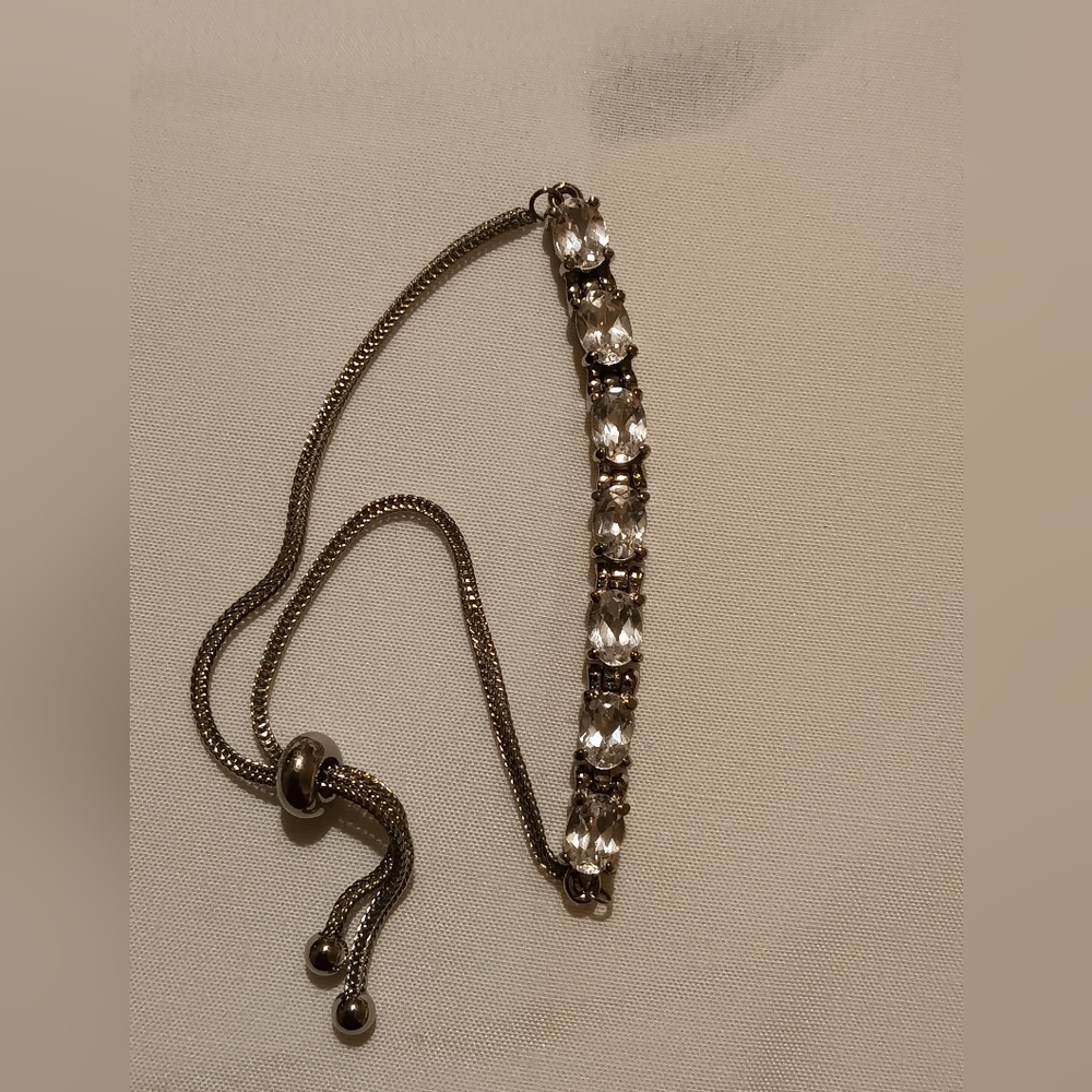 Lab Created Sapphire Bolo Bracelet - Picture 4 of 4